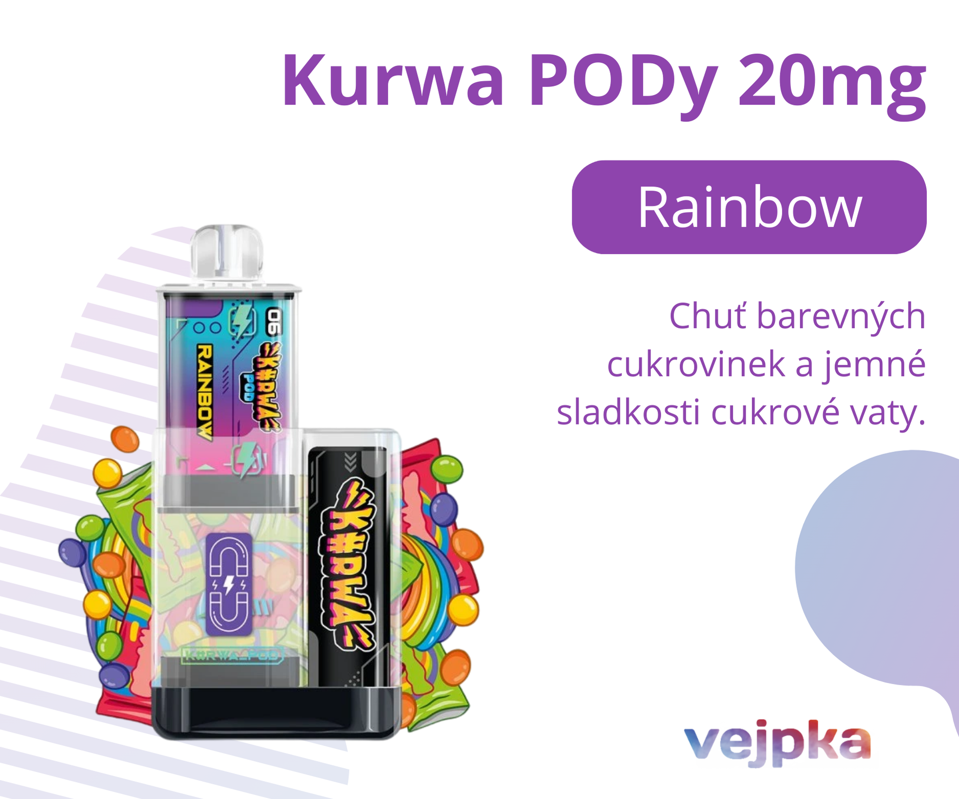 KURWA PODS 2X -  RAINBOW
